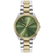 Green dial / Silver and gold-tone