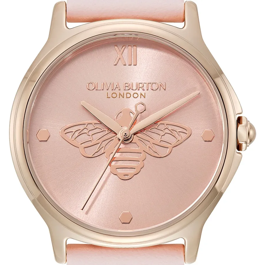 Olivia Burton Classic Bee 30mm Pink Dial, view 3