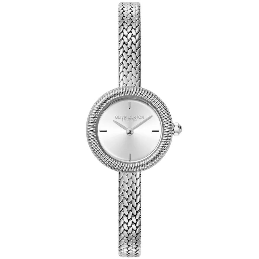 Olivia Burton Finery 20mm Silver Dial, front view