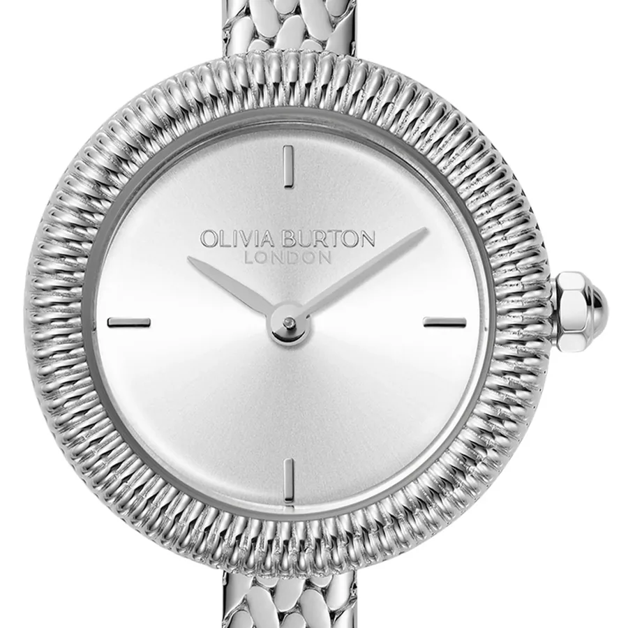 Olivia Burton Finery 20mm Silver Dial, view 2