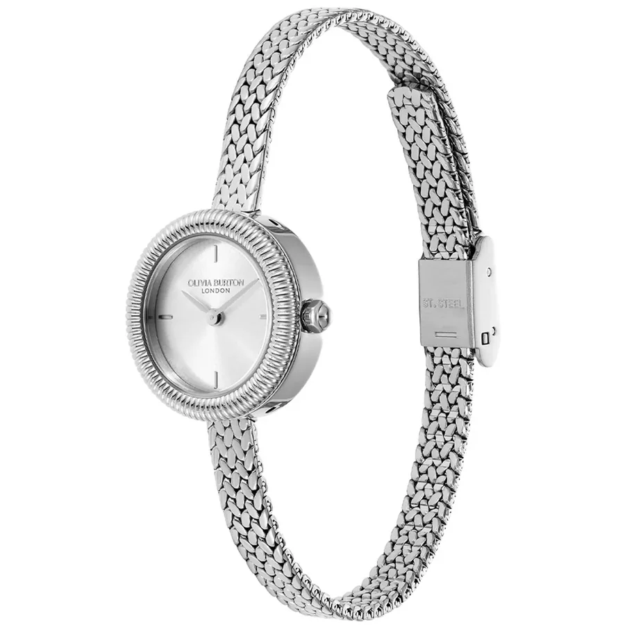 Olivia Burton Finery 20mm Silver Dial, view 3