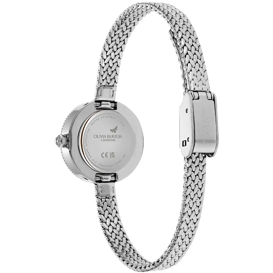 Olivia Burton Finery 20mm Silver Dial, view 4