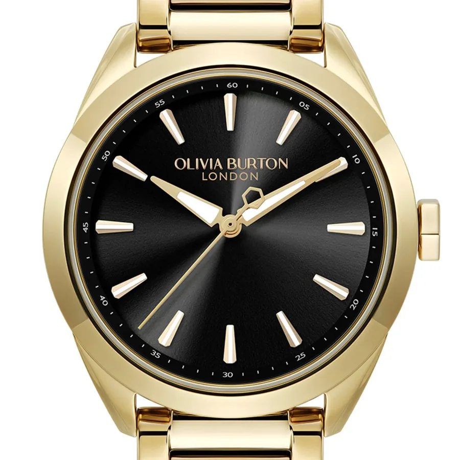 Olivia Burton Geo 34mm Black Dial, view 2