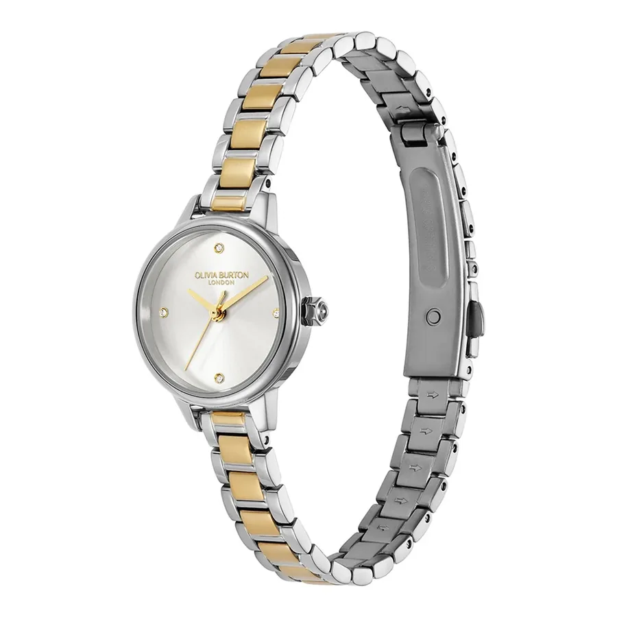 Olivia Burton Mini Classics 23mm Silvery White Dial, view 3