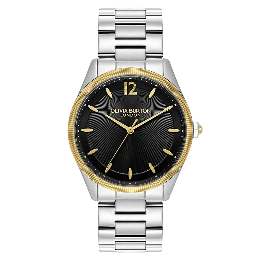 Olivia Burton Radiate 38mm Black Dial, front view