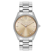 Rose gold dial / Silver-tone
