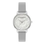 Silver floral dial / Grey