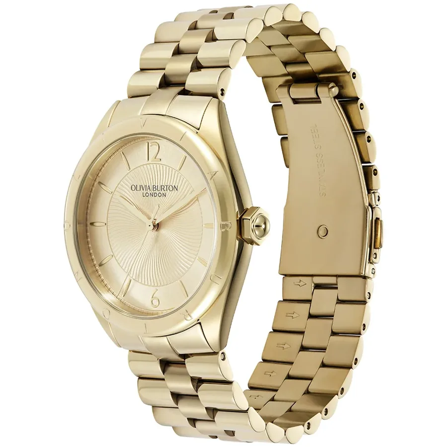 Olivia Burton Swirled 36mm Gold Dial, view 3