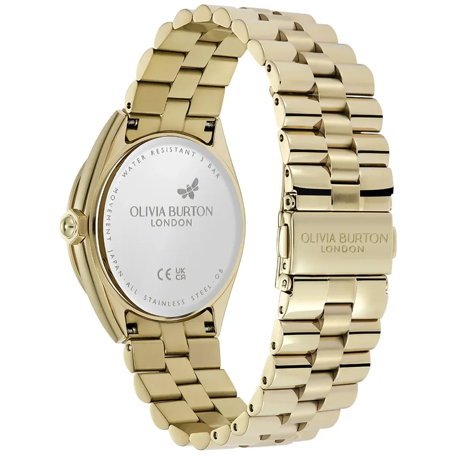 Olivia Burton Swirled 36mm Gold Dial, view 4