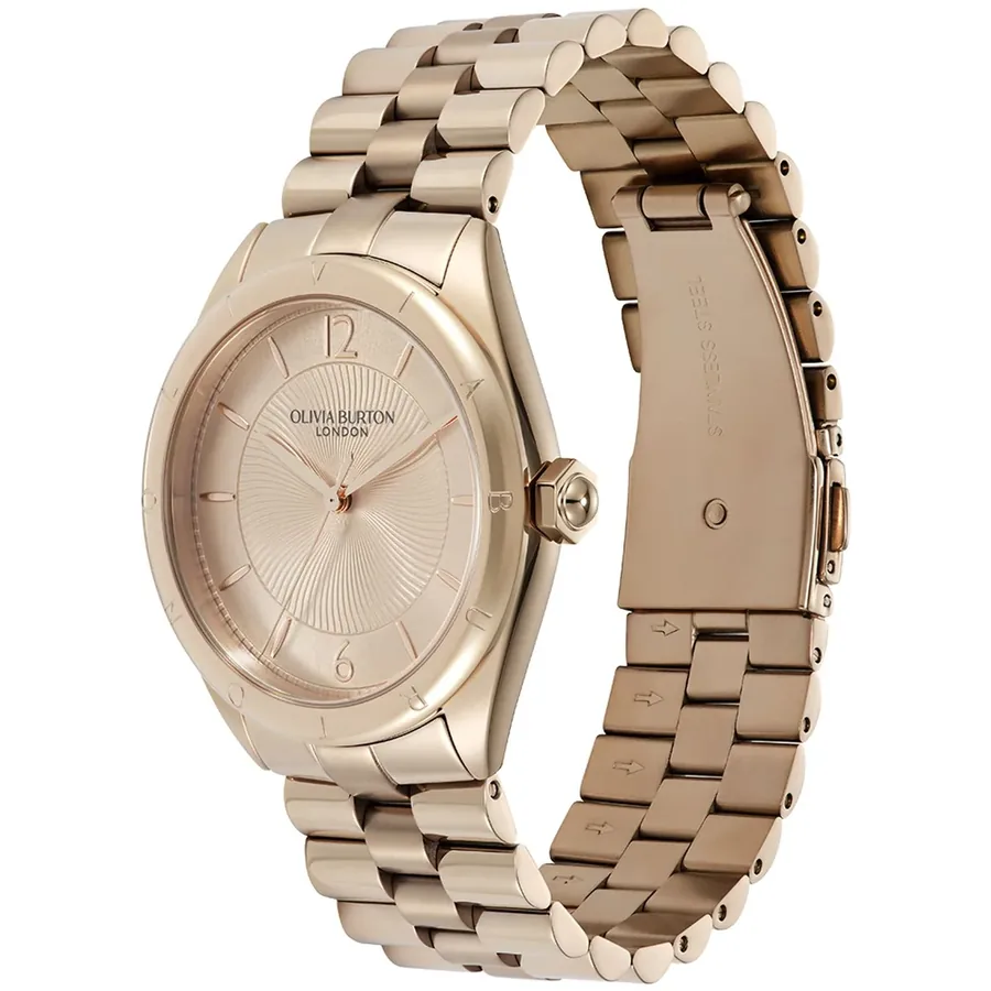 Olivia Burton Swirled 36mm Rose Gold Dial, view 3