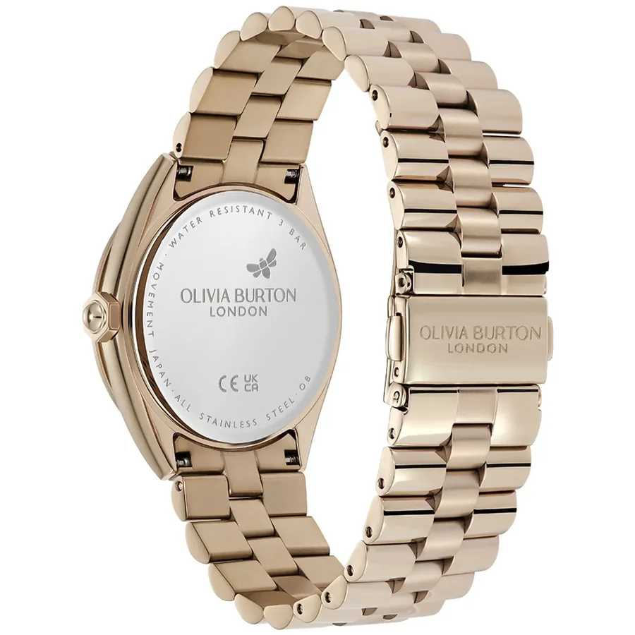 Olivia Burton Swirled 36mm Rose Gold Dial, view 4
