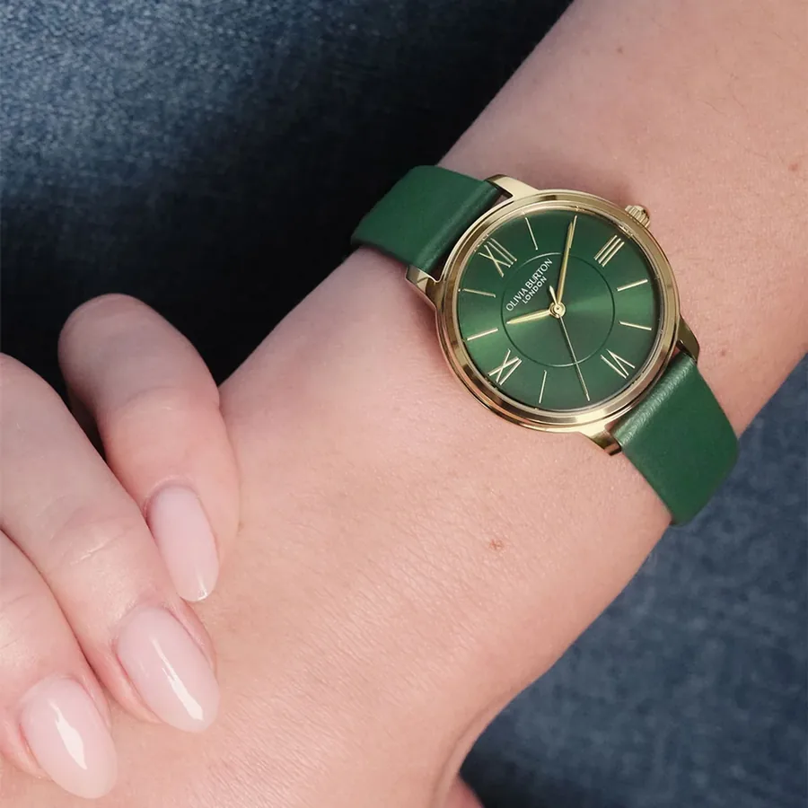 Olivia Burton Westbourne 30mm Green Dial, view 2