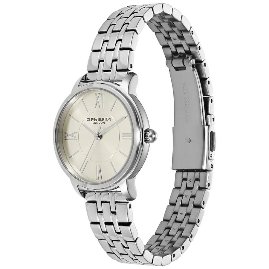 Olivia Burton Westbourne 30mm Silvery White Dial, view 3
