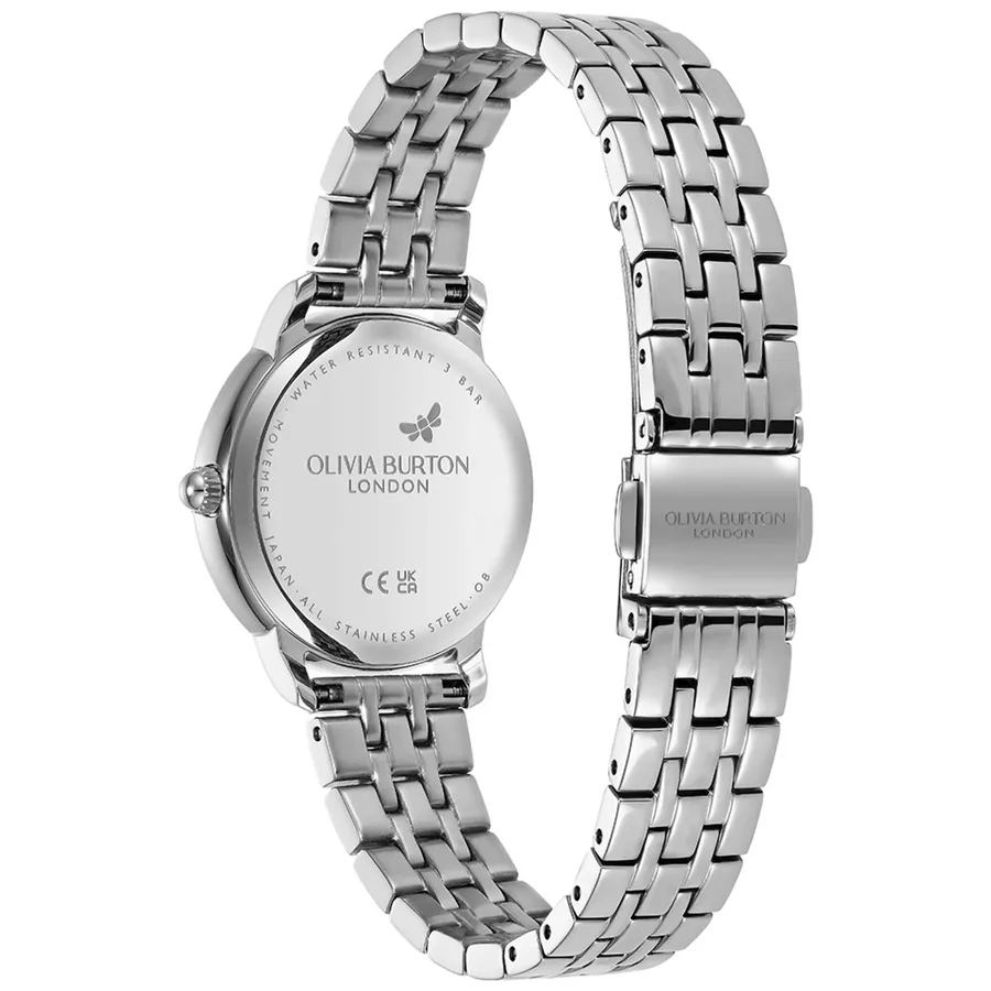 Olivia Burton Westbourne 30mm Silvery White Dial, view 4