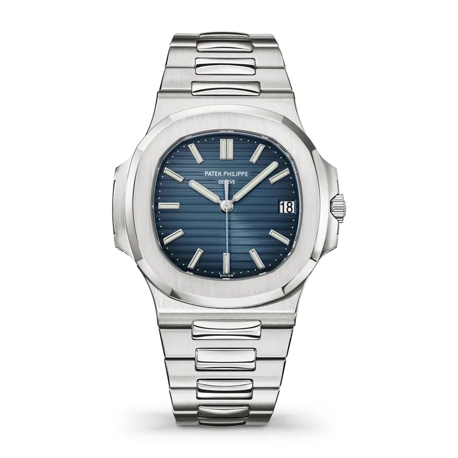 Patek Philippe Nautilus 5711/1A, Blue dial, front view