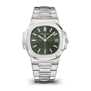Olive green dial
