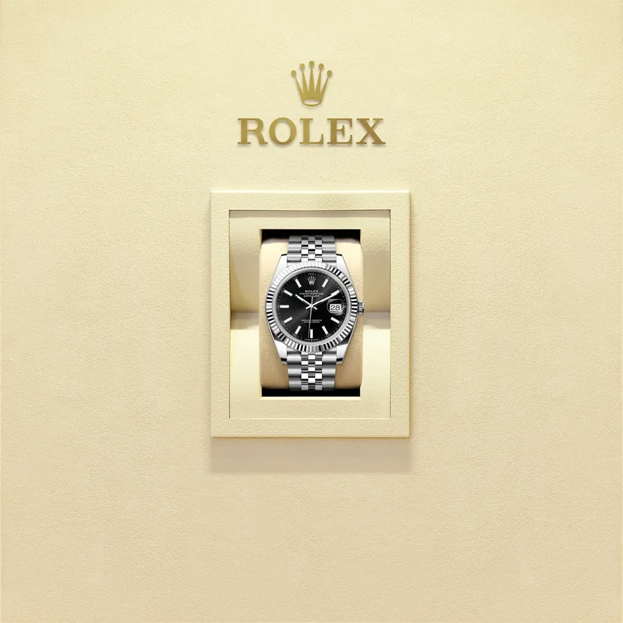 Rolex Datejust 41mm, Bright black, view 3