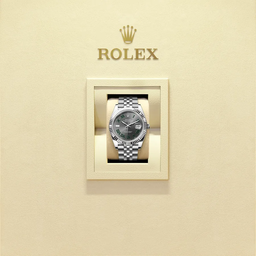 Rolex Datejust 41mm, Wimbledon slate, view 3