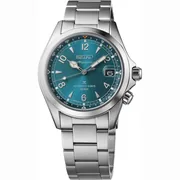 Teal, steel bracelet
