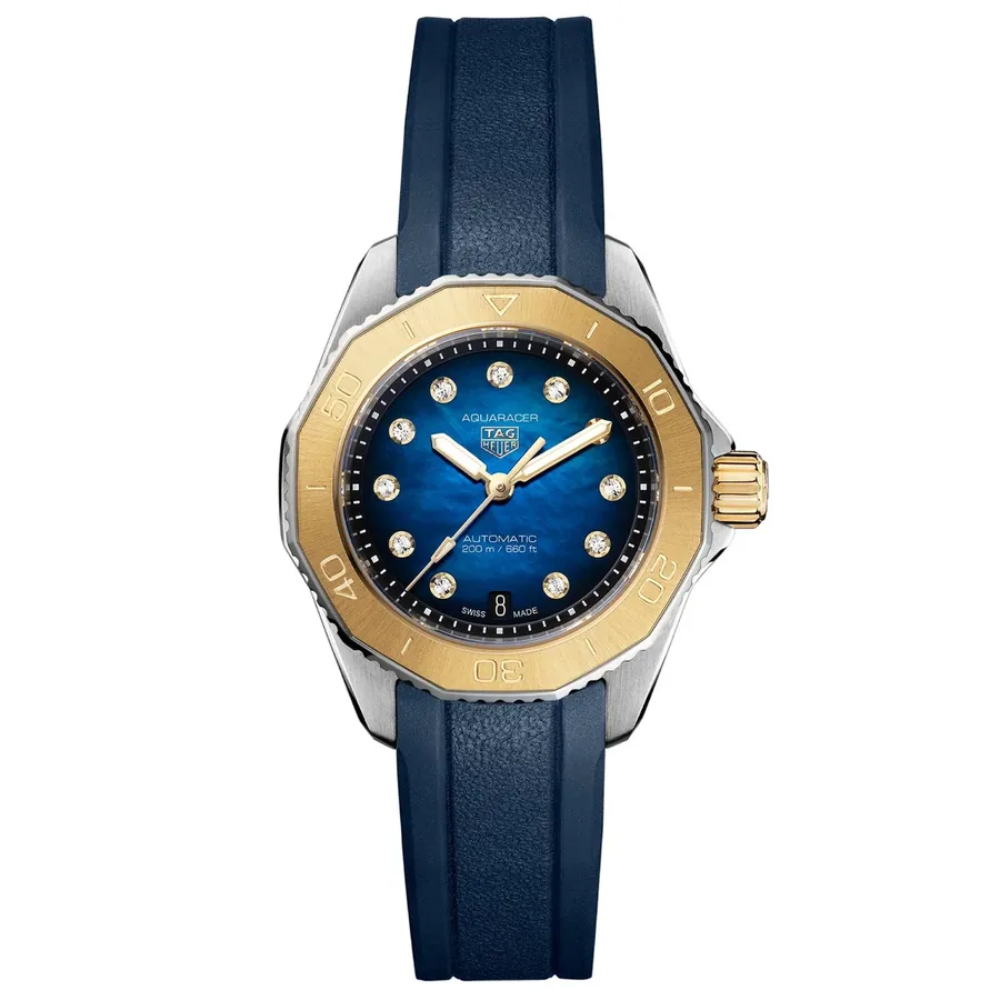 TAG Heuer Aquaracer 30mm Automatic Blue Dial, front view