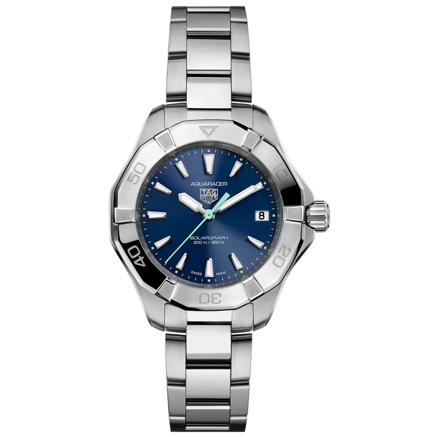 TAG Heuer Aquaracer 34mm Blue Dial, front view
