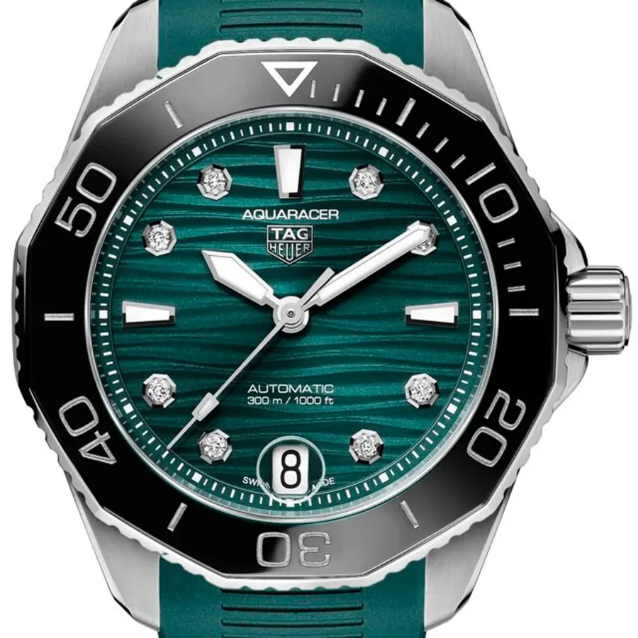 TAG Heuer Aquaracer 36mm Automatic Green Dial, view 2