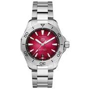 Red dial / Silver-tone