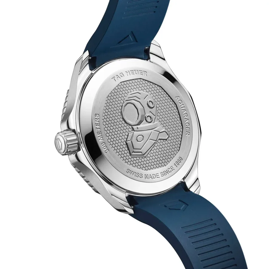 TAG Heuer Aquaracer 42mm Automatic Blue Dial, Blue Rubber Strap, Ref. WBP5111.FT6259, view 5