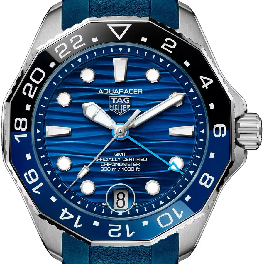 TAG Heuer Aquaracer 42mm Automatic Blue Dial, Blue Rubber Strap, Ref. WBP5114.FT6259, view 2