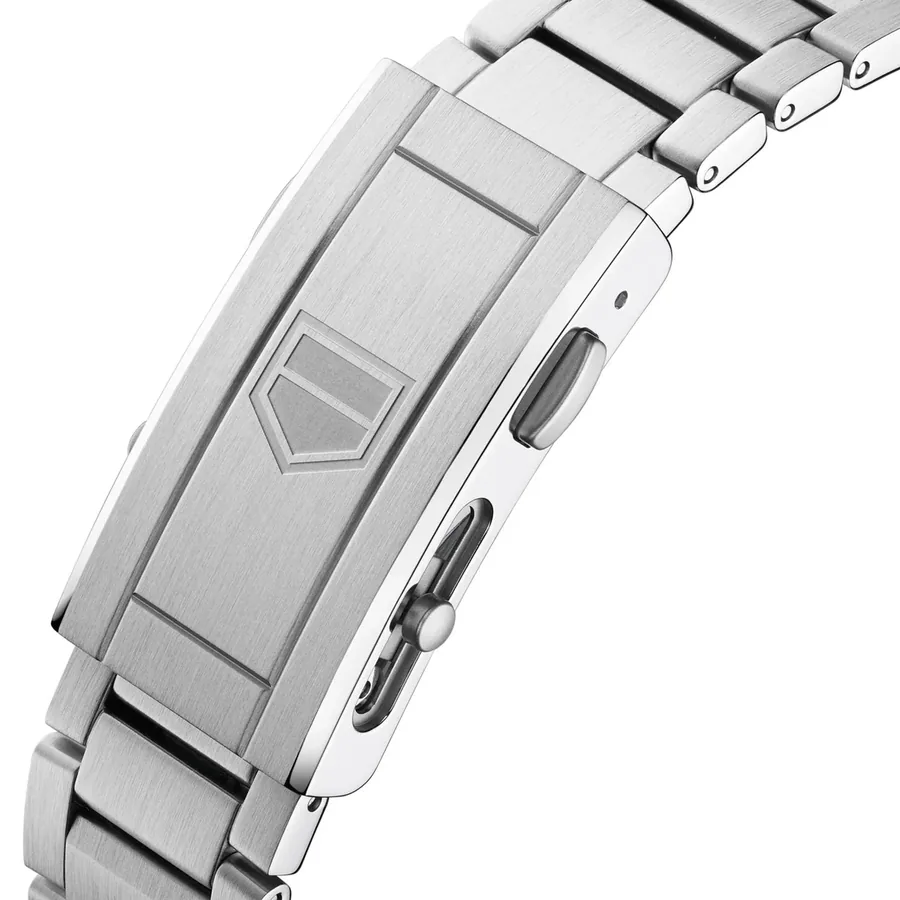 TAG Heuer Aquaracer 42mm Automatic Blue Dial, Silver-Tone Stainless Steel Bracelet, view 5