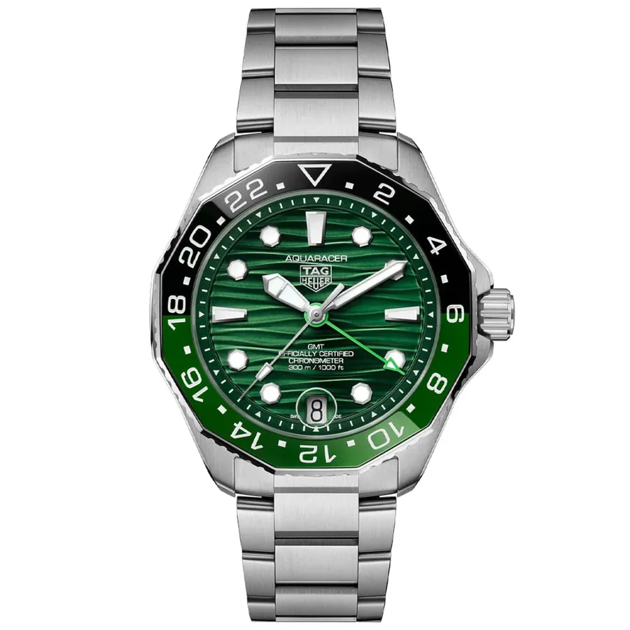 TAG Heuer Aquaracer 42mm Automatic Green Dial, front view