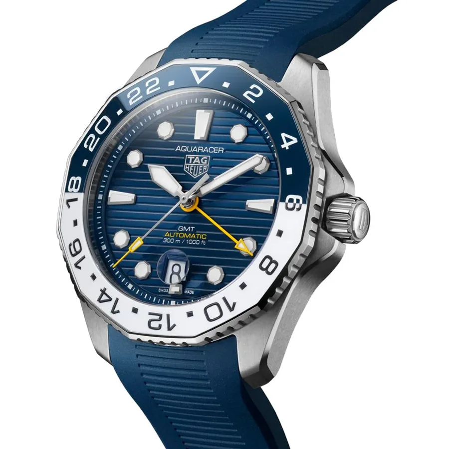 TAG Heuer Aquaracer 43mm Chronograph Blue Dial, view 3