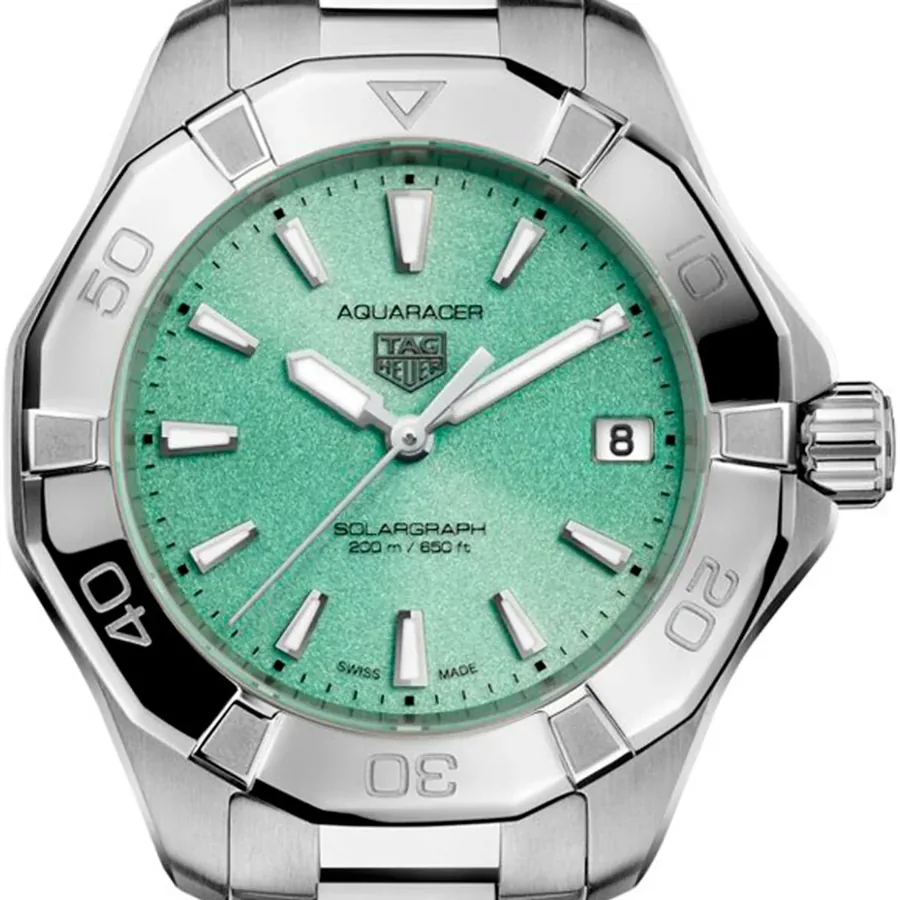 TAG Heuer Aquaracer Solar 34mm Green Dial, view 2