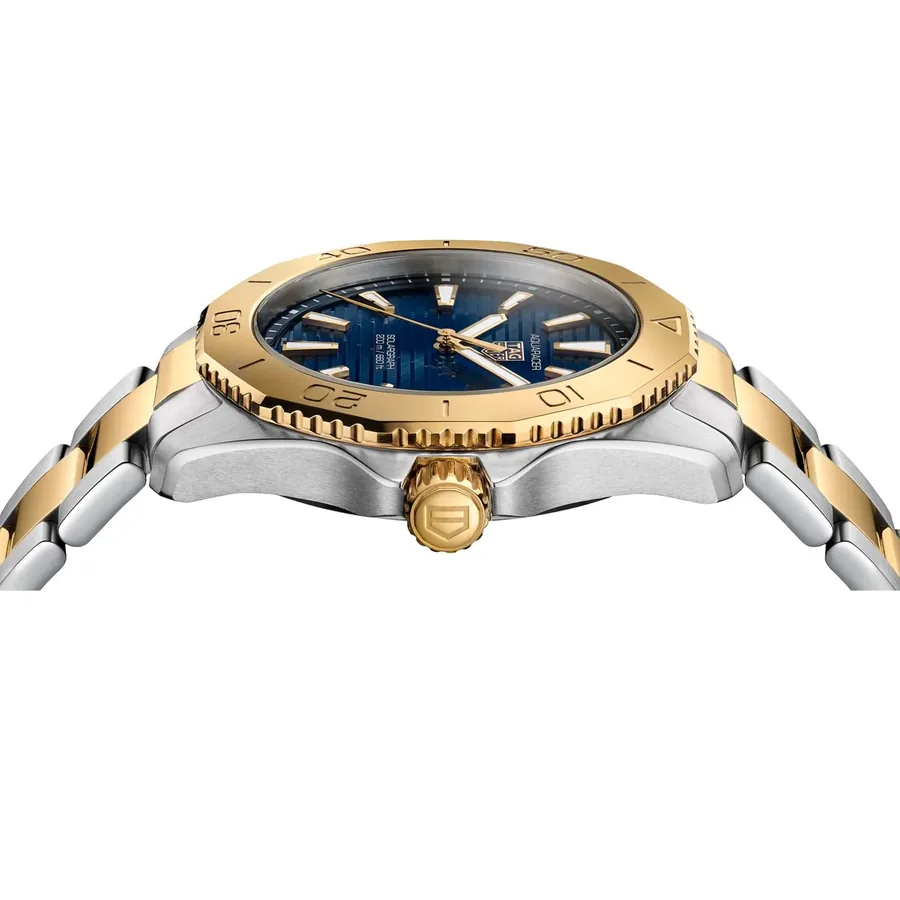 TAG Heuer Aquaracer Solar 40mm Black Dial, Silver-Tone Stainless Steel Bracelet, view 4