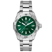 Green dial / Silver-tone