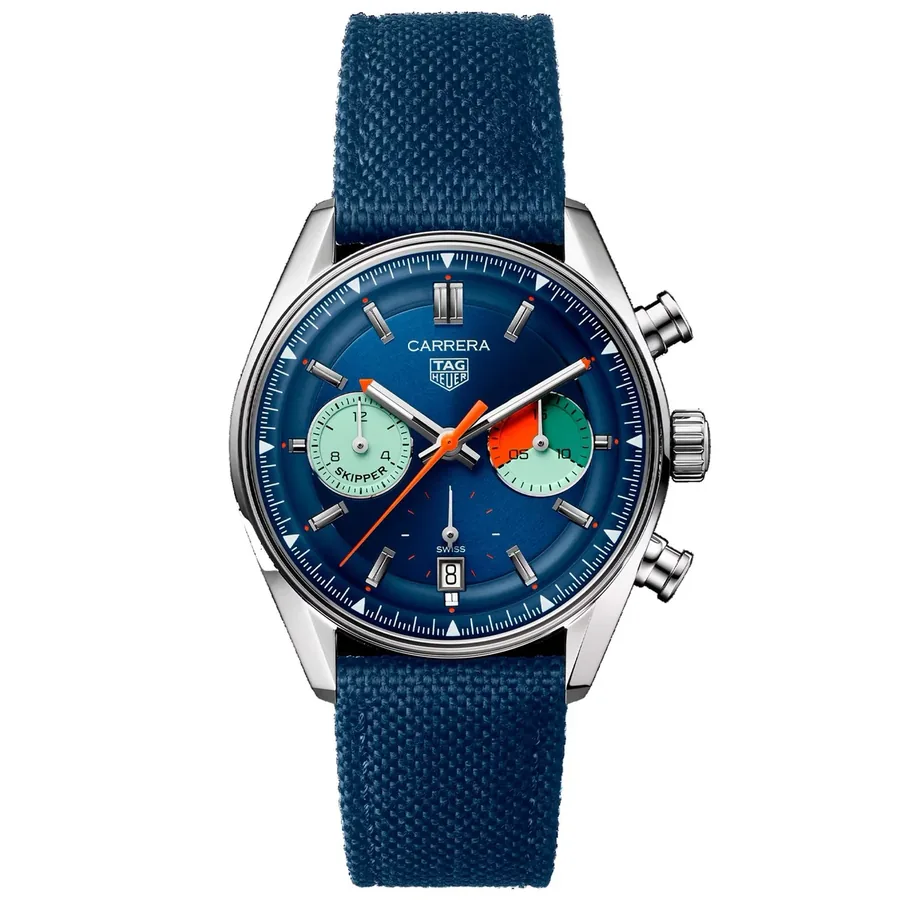 TAG Heuer Carrera 30mm Automatic Blue Dial, front view