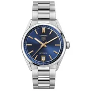 Blue dial / Silver-tone