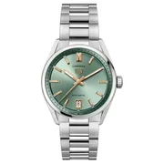 Green dial / Silver-tone