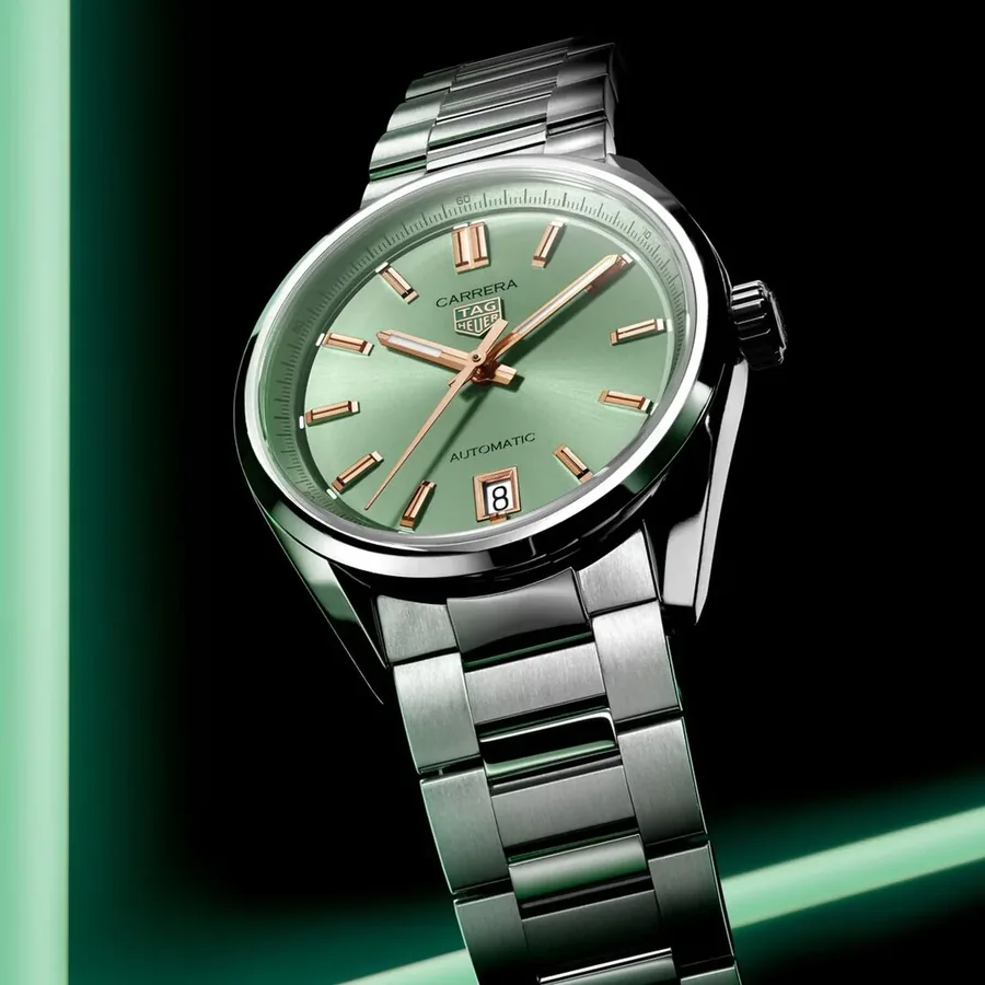 TAG Heuer Carrera 36mm Automatic Green Dial, view 4