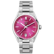 Pink dial / Silver-tone