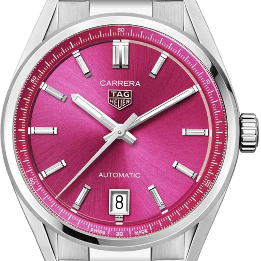 TAG Heuer Carrera 36mm Automatic Pink Dial, view 2