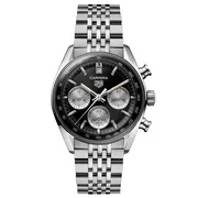 Black dial / Silver-tone