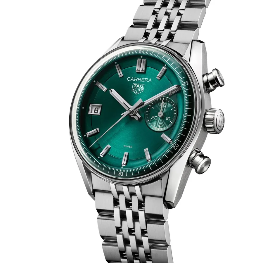 TAG Heuer Carrera 39mm Automatic Green Dial, view 3
