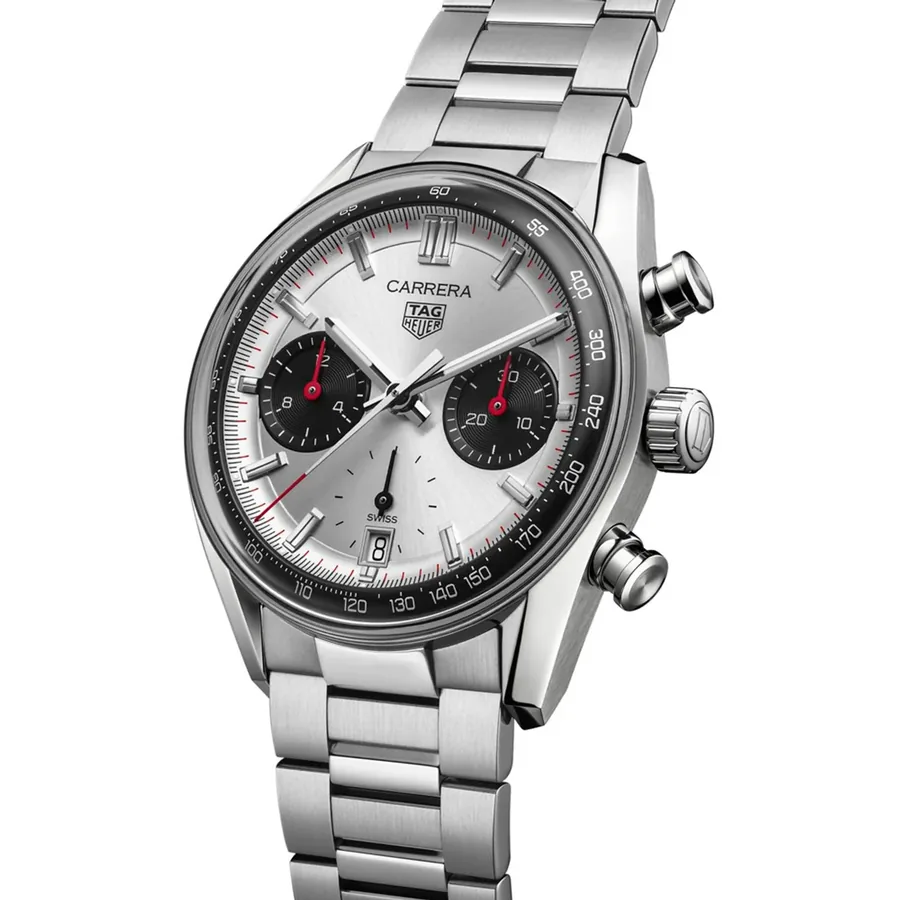 TAG Heuer Carrera 39mm Automatic Silver Dial, view 3