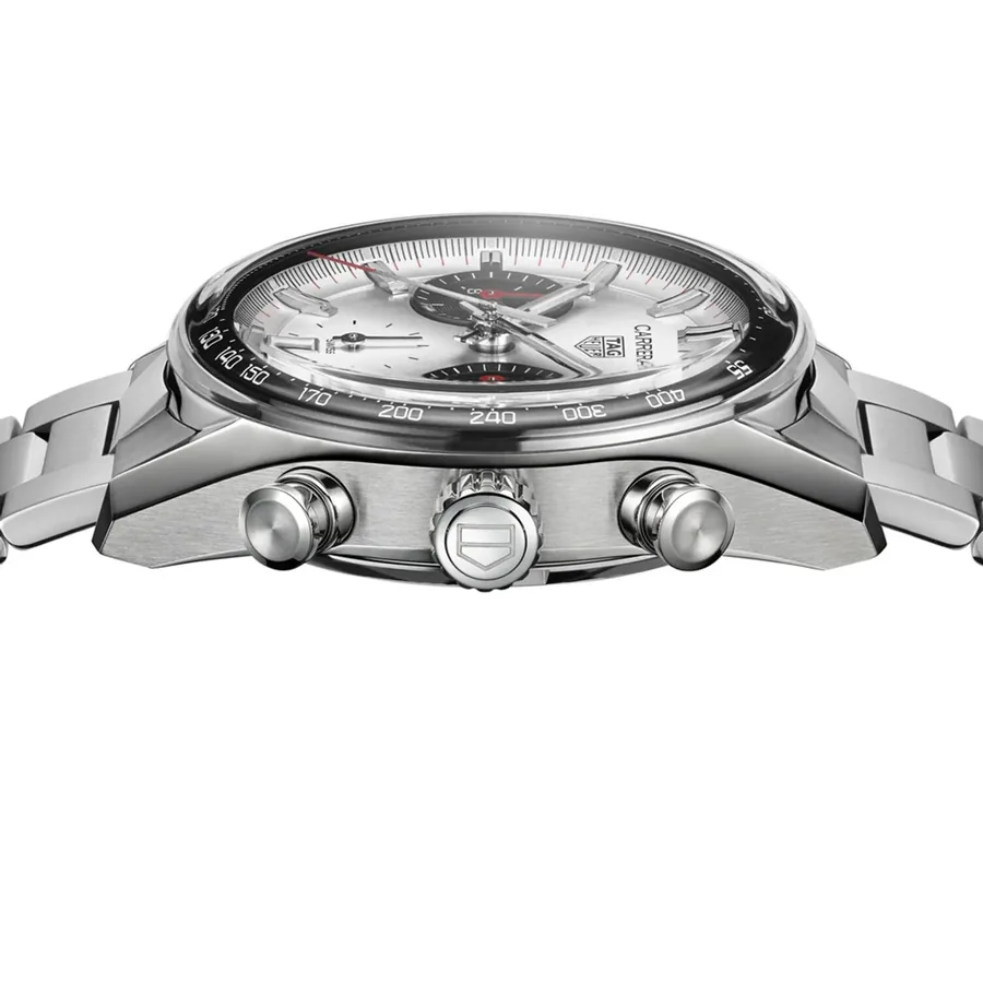 TAG Heuer Carrera 39mm Automatic Silver Dial, view 4