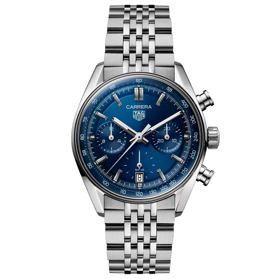 TAG Heuer Carrera 39mm Chronograph Blue Dial, Ref. CBS2212.BA0048, front view