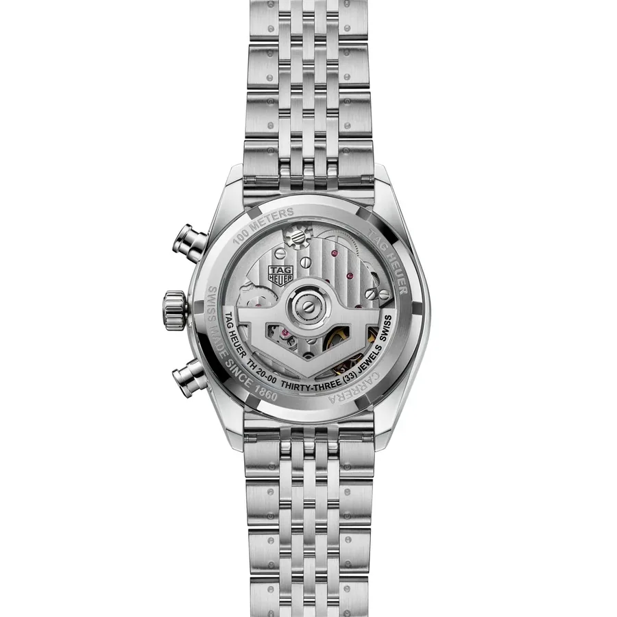 TAG Heuer Carrera 39mm Chronograph Silver Dial, view 4