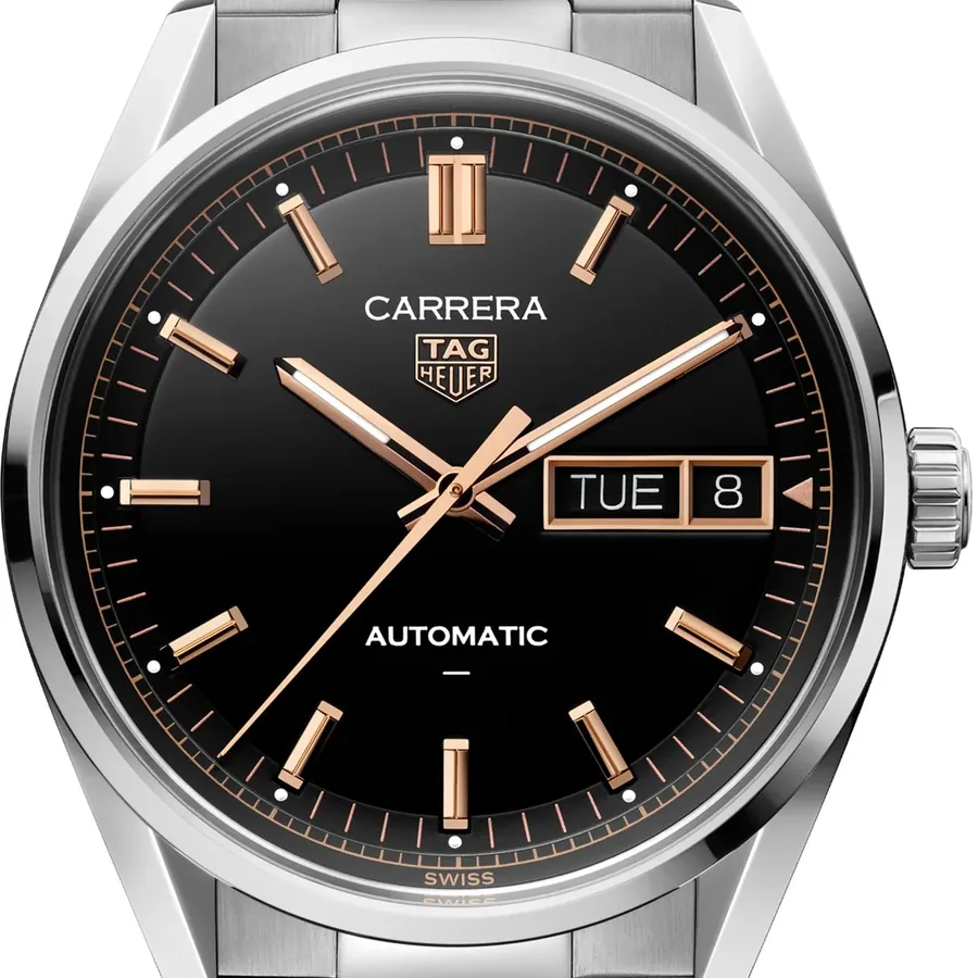 TAG Heuer Carrera 41mm Automatic Black Dial, view 2