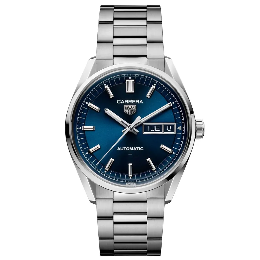 TAG Heuer Carrera 41mm Automatic Blue Dial, front view