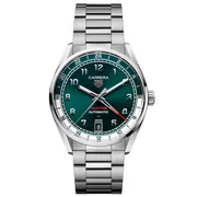 Green dial / Silver-tone